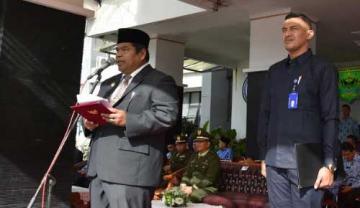 Wakil Bupati Pimpin Upacara Peringatan Hari Lahir Pancasila ke-73 di Padang Pariaman