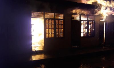 10 Ruangan SMA 1 Lubuk Basung Hangus Terbakar