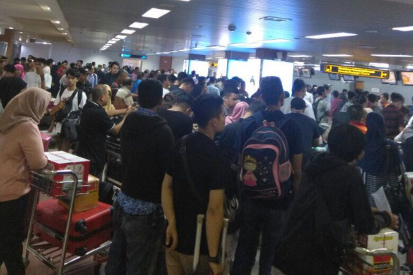 Sebanyak 47.255 pemudik diberangkatkan dari Bandara Internasional Minangkabau