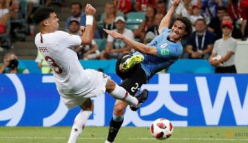 Dua Gol Edinson Cavani Bawa Uruguay Singkirkan Portugal