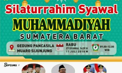 Ribuan Kader Muhammadiyah Diprediksi Hadiri Silaturahim Syawal 1439 H di Muaro Sijunjung