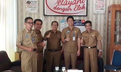 Dinas Penanaman Modal dan Pelayanan Terpadu Satu Pintu Kabupaten Kampar Kunjungi DPMPTP Padang Pariaman