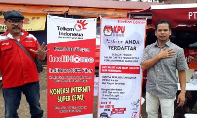 Election Corner KPU Limapuluh Kota Dan Indiehome Sosialisasi DPS
