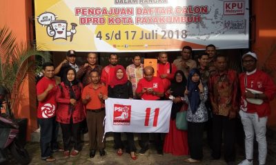 Didominasi Kader Muda PSI Kota Payakumbuh Daftarkan Bacalegnya Ke KPU