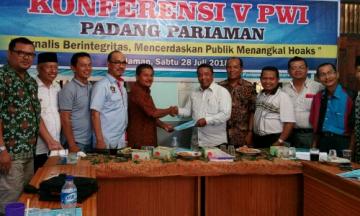 Ahmad Damanhuri Terpilih Aklamasi Jadi Ketua PWI Padang Pariaman