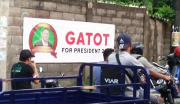 Jelang Pendaftaran Capres, Spanduk Gatot for President 2019 Bertebaran 