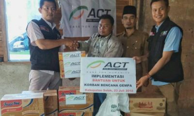 ACT Sumbar Turunkan Tim Dan Salurkan Bantuan pada Korban Gempa di Solok