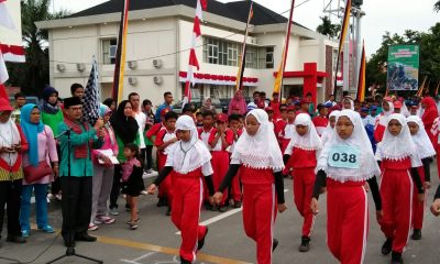 Ratusan Pelajar ikuti Jalan Santai Di Kabupaten Agam