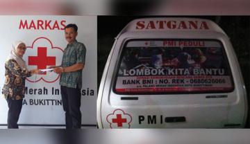 PMI Bukittinggi Galang Donasi untuk Lombok