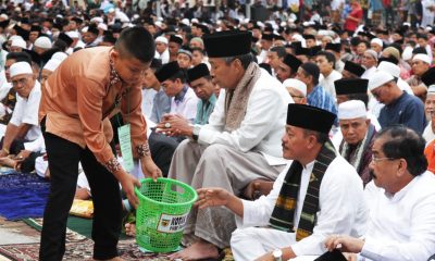 Shalat Hari Raya Idul Adha 1439 H di Batusangkar, “PHBI Tanah Datar Galang Dana Untuk Lombok”
