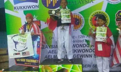 2 Atlit Taekwondo Sijunjung Raih Emas Di Kejuaraan Internasional Championship Malaysia
