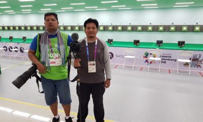Dua pewarta Antara Sumbar berkesempatan meliput Asian Games di Palembang