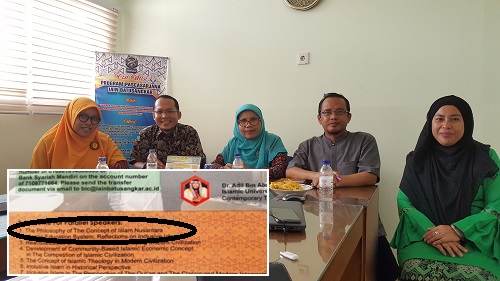 Kajian Konsep Islam Nusantara Dijadikan Subtema 1, BIC III IAIN Batusangkar, Ini Penjelasan Panitia
