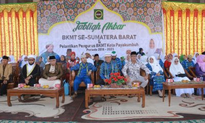 Ribuan Jamaah BKMT Sumatera Barat Hadiri tabligh Akbar Silaturahmi Bulanan Di Payakumbuh