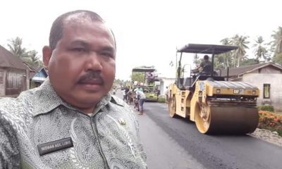Pembangunan Jalan Simpang Tiga Alin – Paraman Ampalu Oleh PT. SMS Mendapat Apresiasi