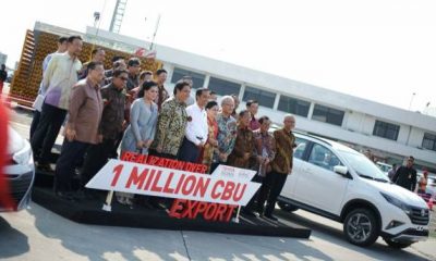 Jokowi Lepas Ekspor Perayaan 1,3 Juta Unit Mobil Toyota