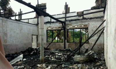 MTsM Pangkalan Ludes Terbakar, Ketua PWM Sumbar Kunjungi Lokasi Kebakaran