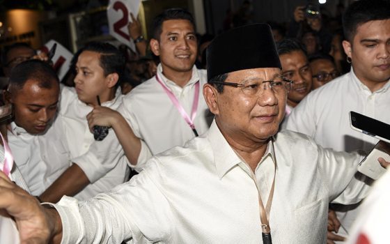 SBY Walk Out di Acara Deklarasi Damai, Ini Tanggapan Prabowo