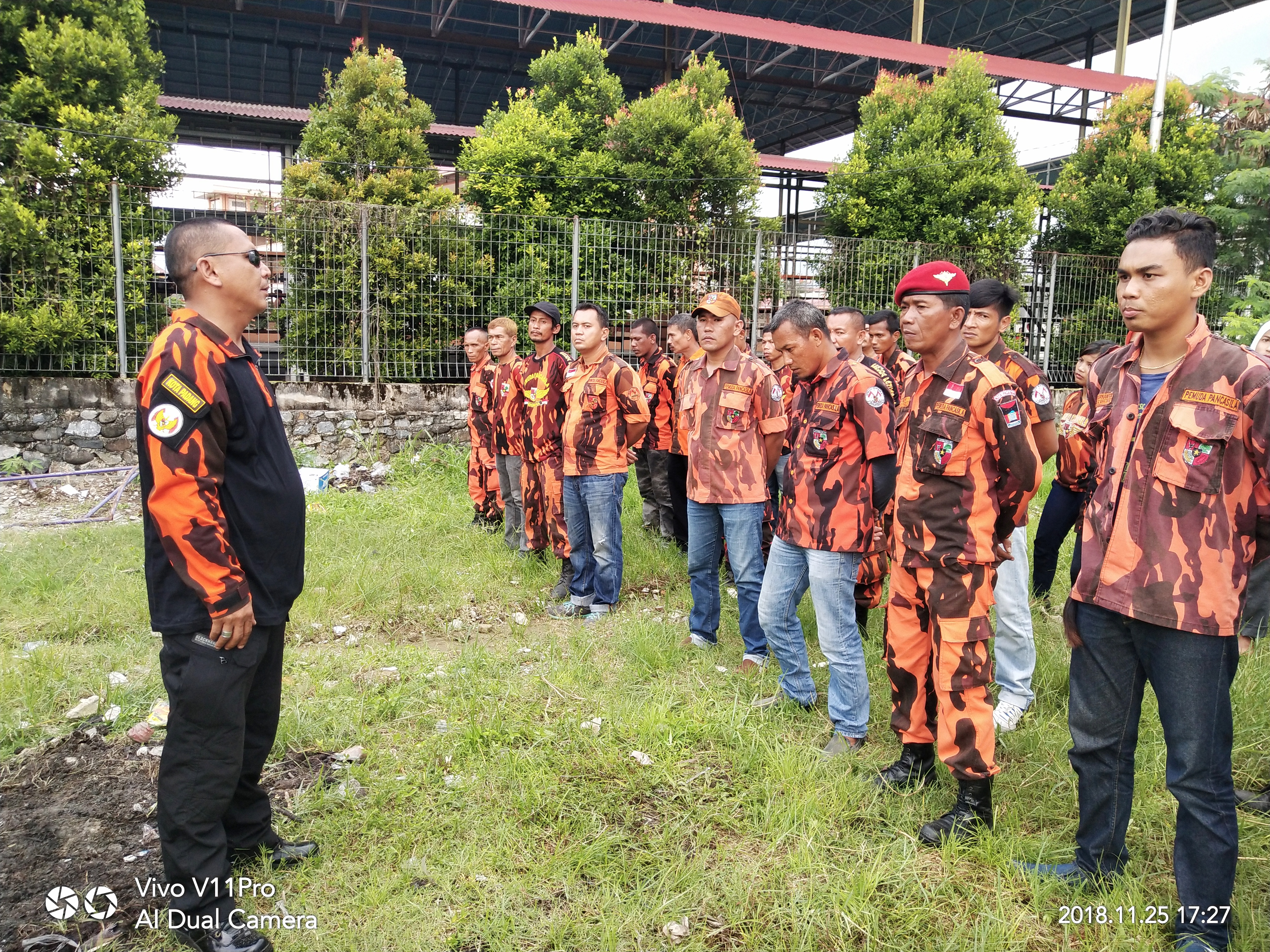 Pemuda Pancasila Kota Padang, Gelar Apel Persiapan Pelatihan Kebencanaan