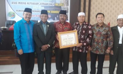 KPHI Award 2018 Tetapkan Embarkasi Haji Padang Terbaik Nasional Bidang Transportasi