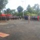 Bupati Yudas Pimpin Apel Siaga Bencana di BPBD Mentawai.