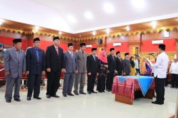 Walikota Pariaman Lantik 14 Pejabat Pratama dan Administrator