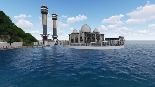 Pemkab Pessel Akan Bangun Masjid Terapung di Objek Wisata Pantai Carocok Painan