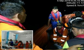 Tiga Nelayan Berhasil Dievakuasi Setelah Perahunya Tenggelam Di Perairan Mentawai