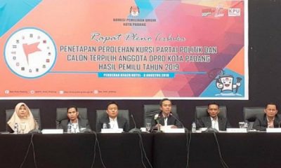 KPU Tetapkan Anggota DPRD Padang 2019-2024
