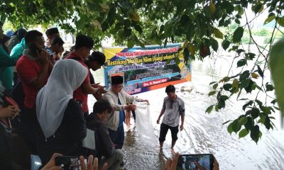 Nasrul Abit lepas 15 ribu bibit ikan di Batang Sumpur