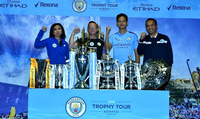 Rexona Gelar Manchester City Trophy Tour 2019