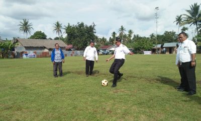 Erwin Yunaz Buka Turnamen Sepakbola PGRI Cup 2019 Di Parambahan