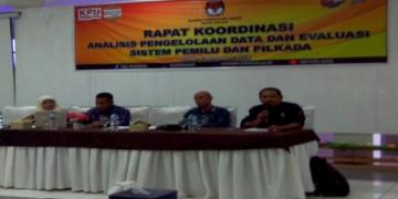 KPU Kota Solok Gelar Rakor Analisis Pengelolaan Data dan Evaluasi Sistem Pemilu dan Pilkada