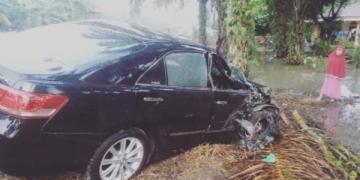 Mobil Ortu Bupati Dharmasraya Terlibat Kecelakaan di Jalinsum Sikabau, Begini Kondisinya