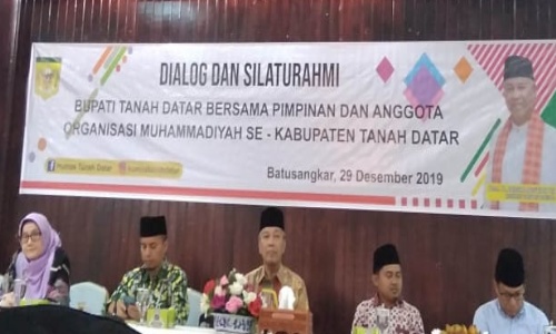 Bupati Irdinansyah Bertemu dengan Keluarga Besar Muhammadiyah Tanah Datar