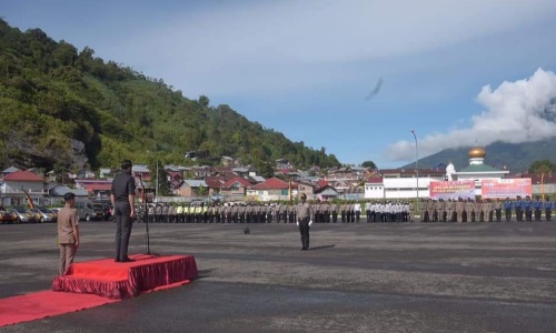 Wali Kota Fadly Amran Pimpin Gelar Pasukan Operasi Lilin Singgalang 2019