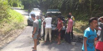 Kecelakaan di Jalan Raya Tapan-Sungai Penuh, 3 Korban Terbakar