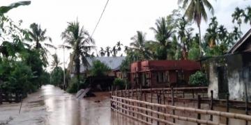 Sungai Batang Tapan Meluap, 300 KK di Kecamatan Rahul Tapan Terendam Banjir