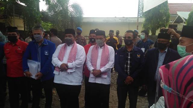 Suhatri Bur-Rahman Pasbalon Bupati Dan Wakil Bupati Yang Pertama Mendaftar Di KPU Padang Pariaman – Beritasumbar.com