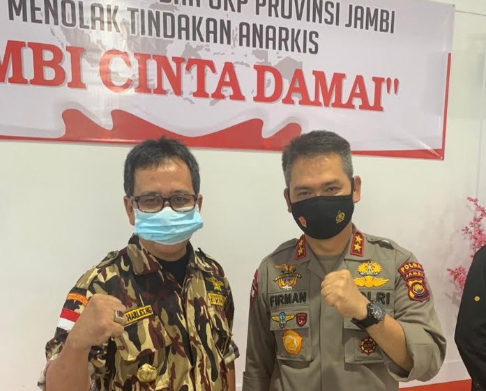 GM FKPPI Jambi Hadiri Silaturahmi Ormas dan OKP Bersama Polda dengan Tema Jambi Cinta Damai – Beritasumbar.com