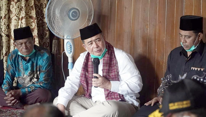 Masyarakat Gaung Kabupaten Solok Dukung Nasrul Abit karena Peduli Adat