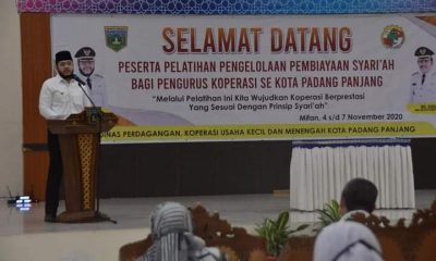 Padang Panjang Latih Koperasi Mengelola Pembiayaan Berbasis Syariah – Beritasumbar.com