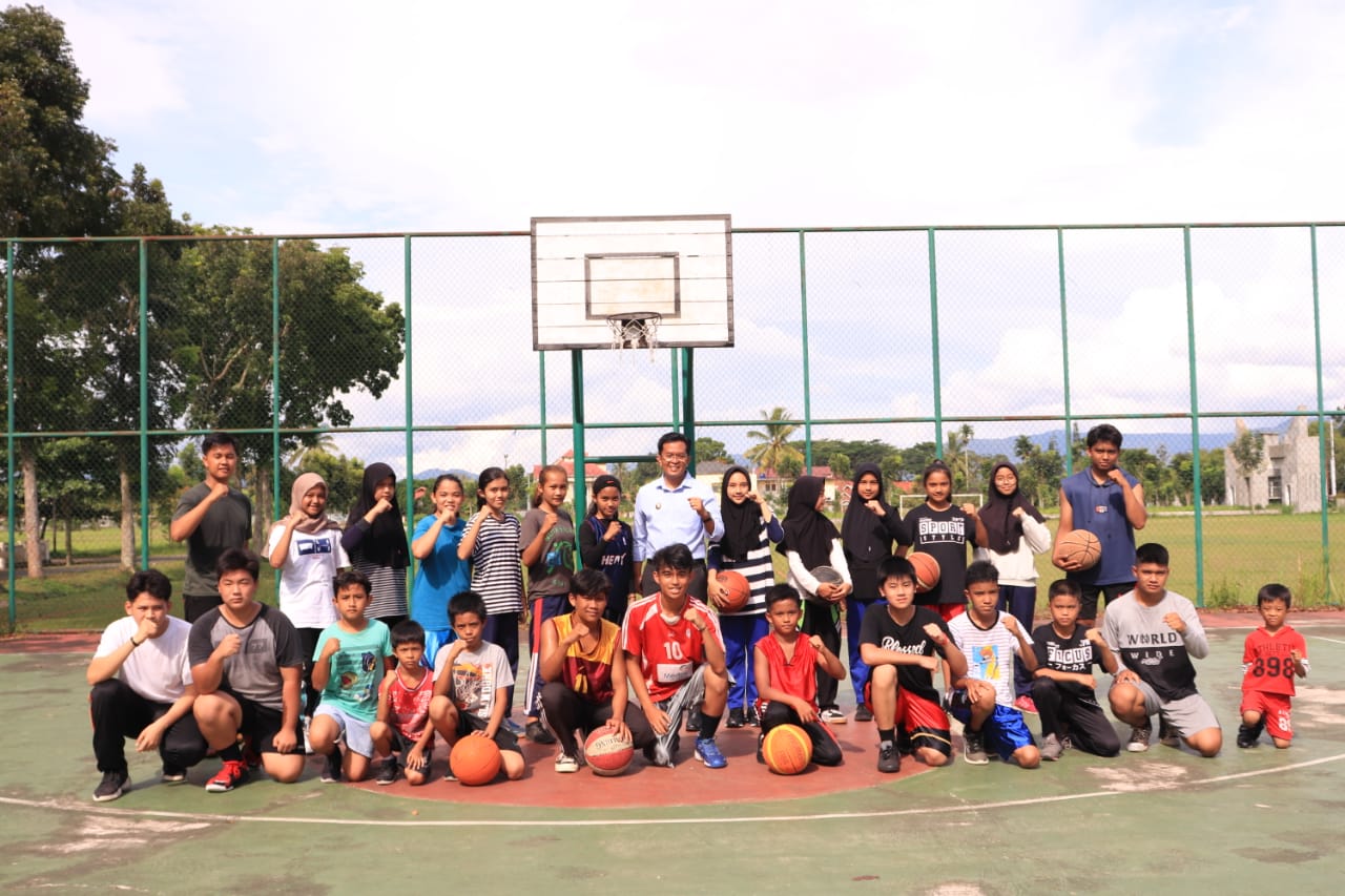 Wawako Erwin Yunaz Beri Semangat Tim Palito Basketball – Beritasumbar.com