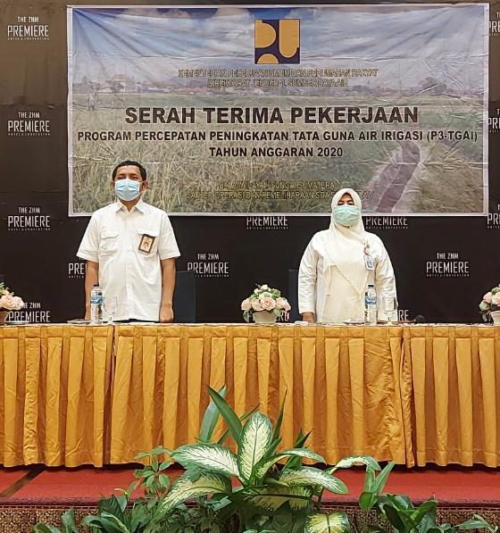 BWS Sumatera V Padang Lakukan Serah Terima Pekerjaan Pelaksanaan P3-TGAI Tahap IV TA 2020 – Beritasumbar.com