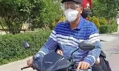 Pakai Sepeda Motor, Bupati Irfendi Arbi dan Sang Istri Sambangi TPS Untuk Menyalurkan Hak Suara – Beritasumbar.com