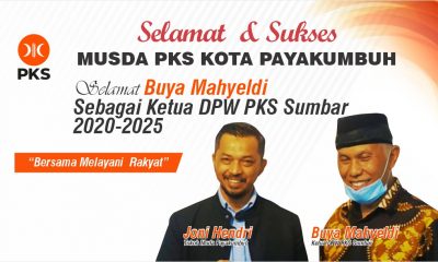 Selamat Musda PKS Payakumbuh – Beritasumbar.com