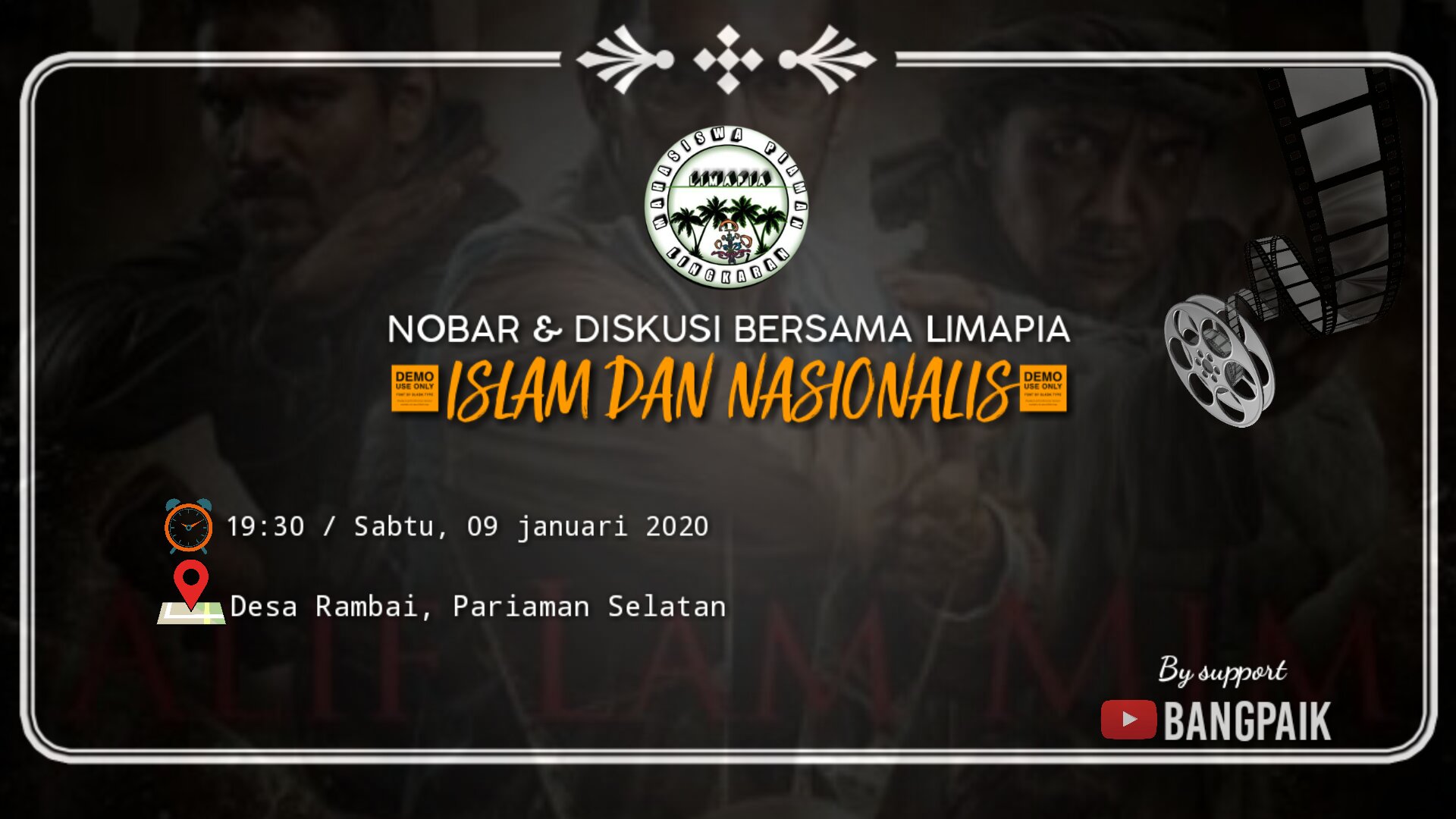LIMAPIA Gelar Diskusi Dan Bedah film Bersama HMI, XTC Dan Institut Petarung – Beritasumbar.com