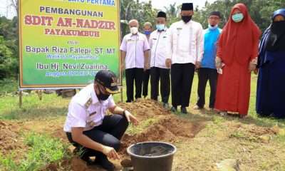 Bersama Anggota DPR RI, Wawako Payakumbuh letakkan Batu Pertama Pembangunan SDIT An-Nadzir – Beritasumbar.com