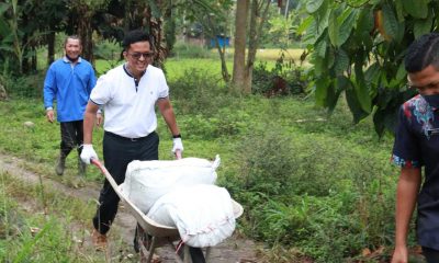 Erwin Yunaz Pimpin Goro Pengamanan Tebing Di Tepian Batang Lamposi – Beritasumbar.com