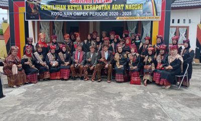 Datuak Pangulu Rajo Nan Hitam Terpilih Sebagai Ketua KAN Koto Nan Ompek – Beritasumbar.com